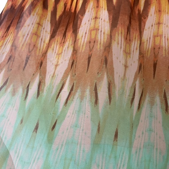 Arden B Boho Tribal Printed Maxi Skirt Size Small - Picture 11 of 11